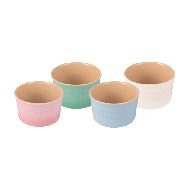 chasseur Macaron Collection 4-Piece Ramekin Set