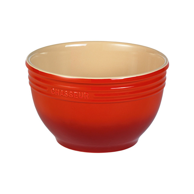 chasseur Medium Mixing Bowl 24 x 14cm/3.5L Red