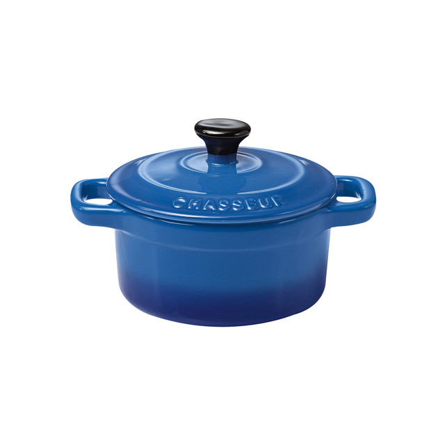 chasseur Mini Cocotte 10cm diam. x 9cm/300ml Blue