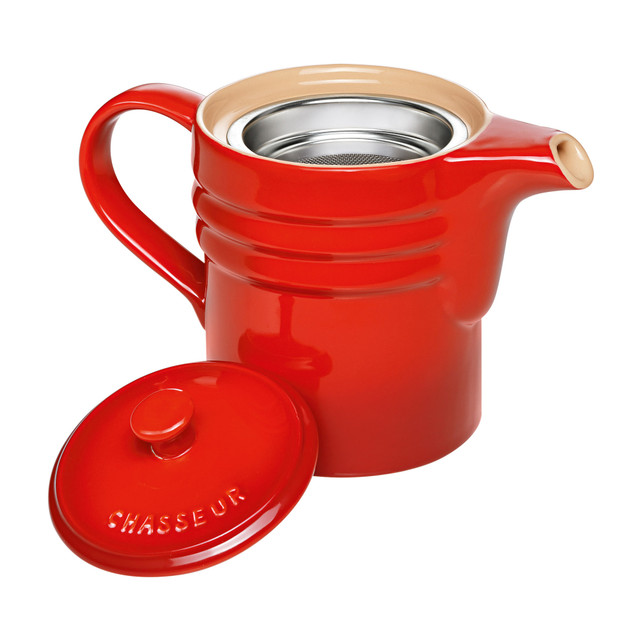 chasseur Oil Dripping Jug with Strainer Red