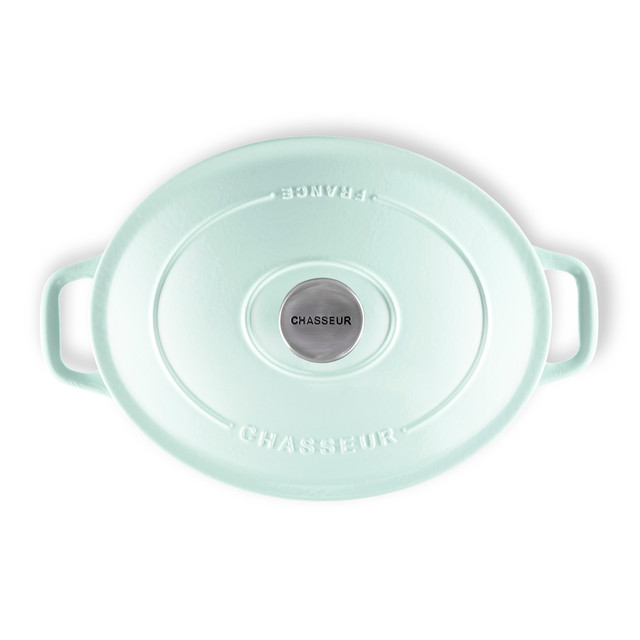 Chasseur Oval French Oven 27cm/4L Duck Egg Blue