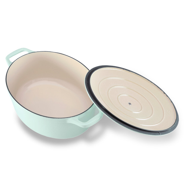 Chasseur Oval French Oven 27cm/4L Duck Egg Blue