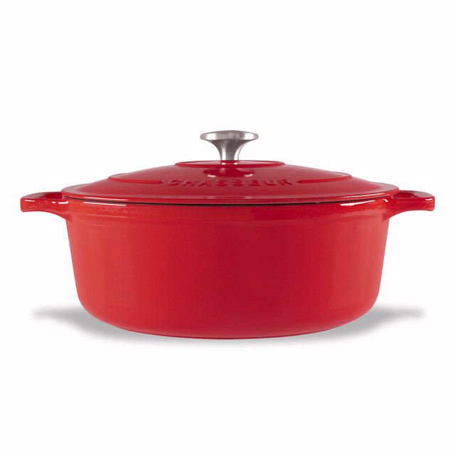 Chasseur Oval French Oven 27cm/4L Federation Red