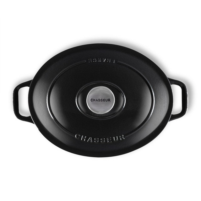 Chasseur Oval French Oven 27cm/4L Matte Black