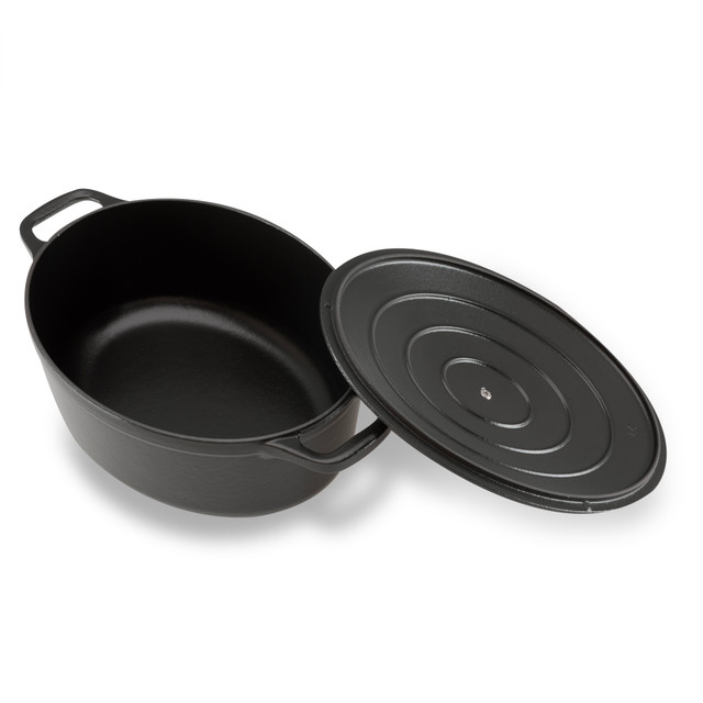 Chasseur Oval French Oven 27cm/4L Matte Black