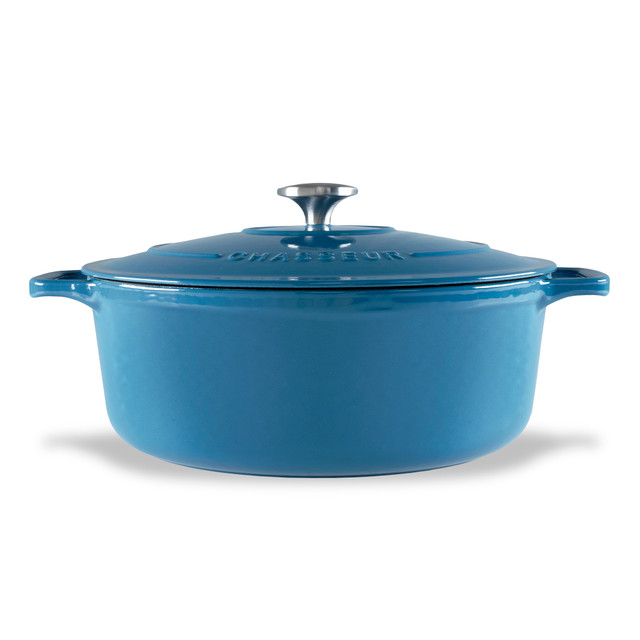 Chasseur Oval French Oven 27cm/4L Sky Blue