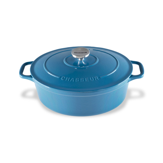 chasseur Oval French Oven 27cm/4L Sky Blue