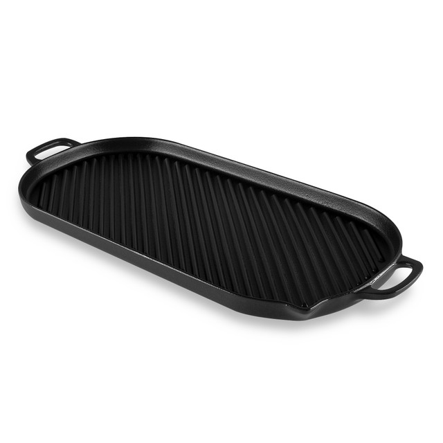 Chasseur Oval Stove Top Grill 52 X 23cm Onyx
