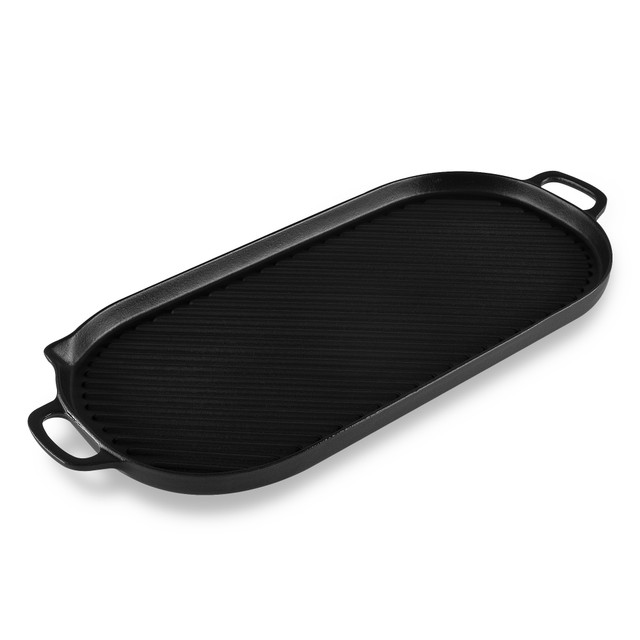 Chasseur Oval Stove Top Grill 52 X 23cm Onyx