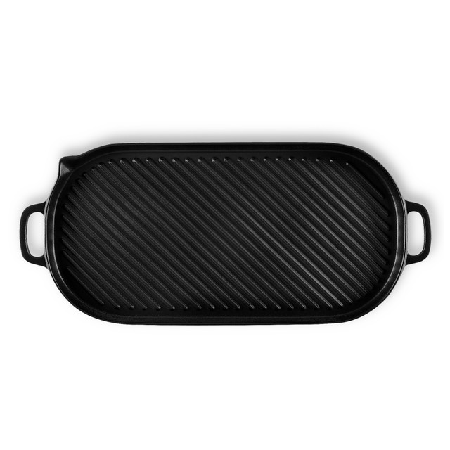 chasseur Oval Stove Top Grill 52 x 23cm Onyx