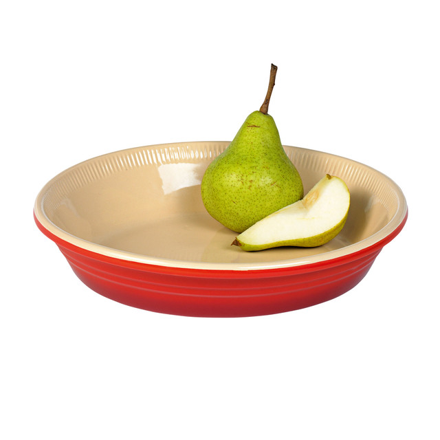 chasseur Pie Dish 25cm diam. x 5cm/1.4L Red
