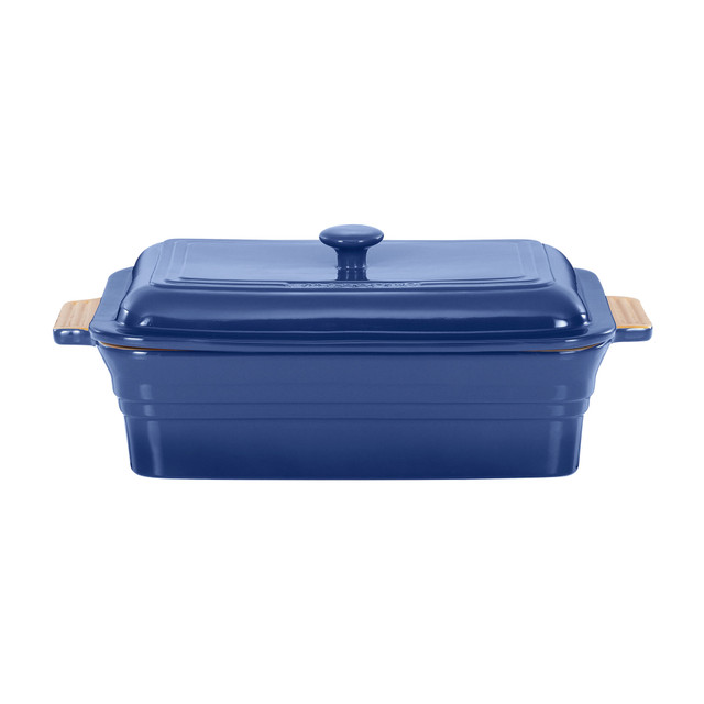 chasseur Rectangular Baker with Lid Blue