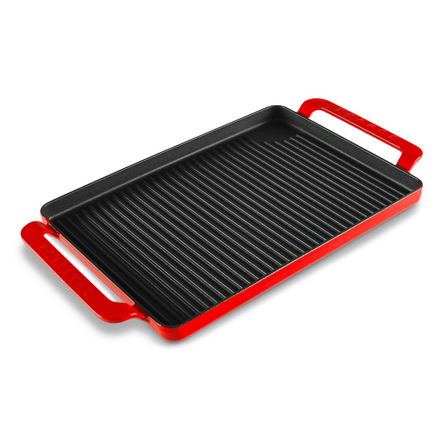Chasseur Rectangular Grill 42 X 24cm Inferno Red