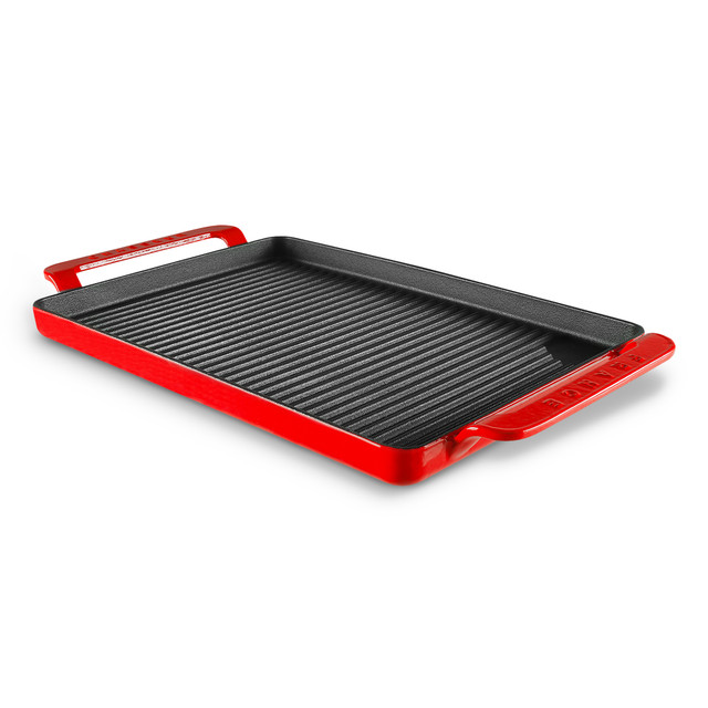 Chasseur Rectangular Grill 42 X 24cm Inferno Red