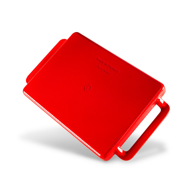 Chasseur Rectangular Grill 42 X 24cm Inferno Red