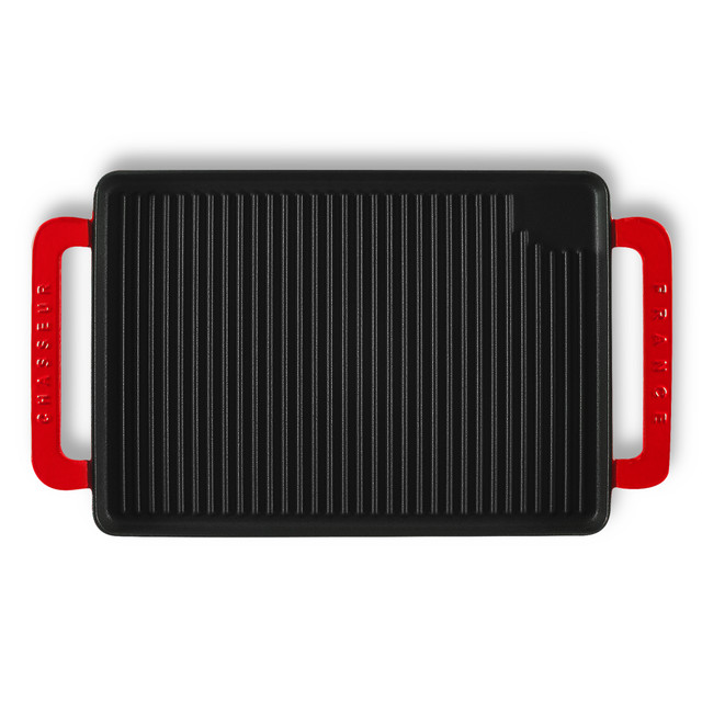 chasseur Rectangular Grill 42 x 24cm Inferno Red