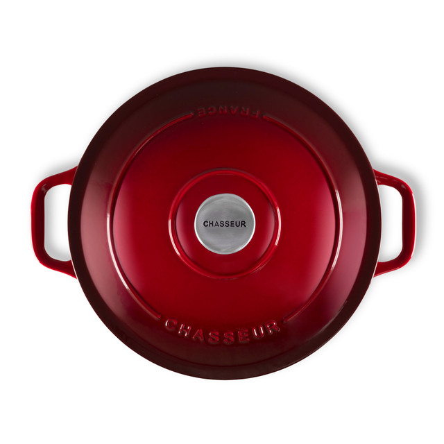 Chasseur Round French Oven Bordeaux