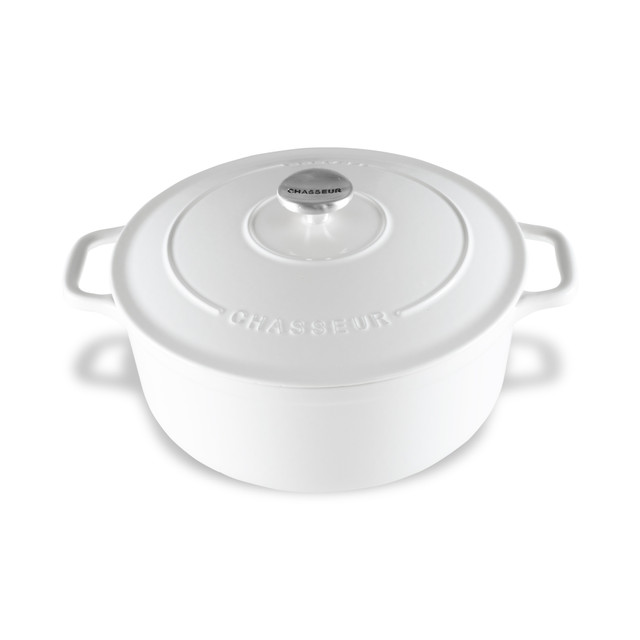 chasseur Round French Oven Brilliant White