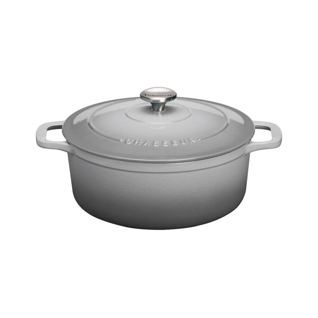 Chasseur Round French Oven Celestial Grey