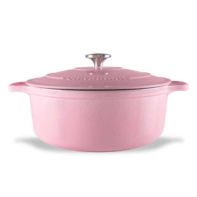 Chasseur Round French Oven Cherry Blossom