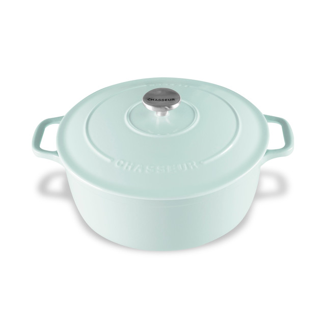chasseur Round French Oven Duck Egg Blue