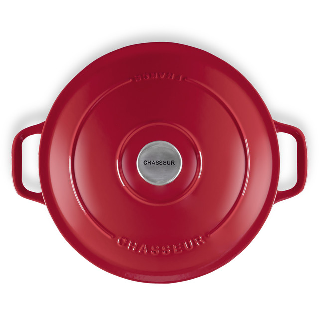 Chasseur Round French Oven Federation Red