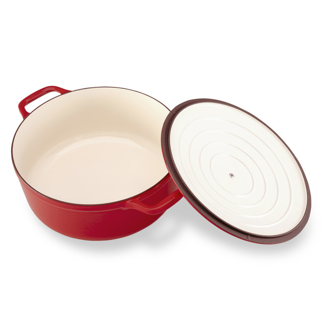 Chasseur Round French Oven Federation Red