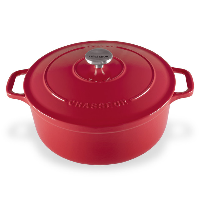 chasseur Round French Oven Federation Red
