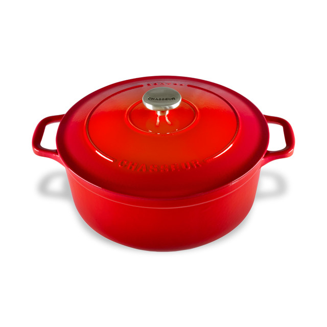 chasseur Round French Oven Inferno Red