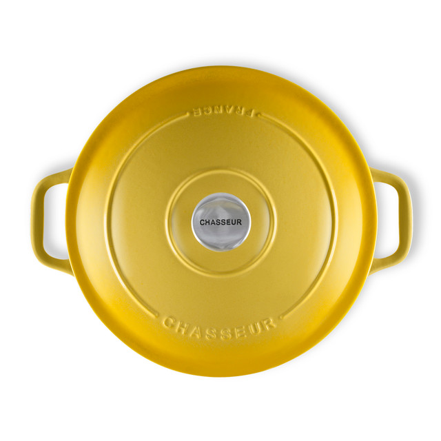 Chasseur Round French Oven Lemon Yellow