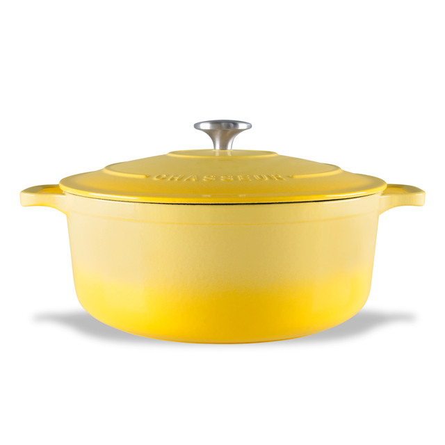Chasseur Round French Oven Lemon Yellow