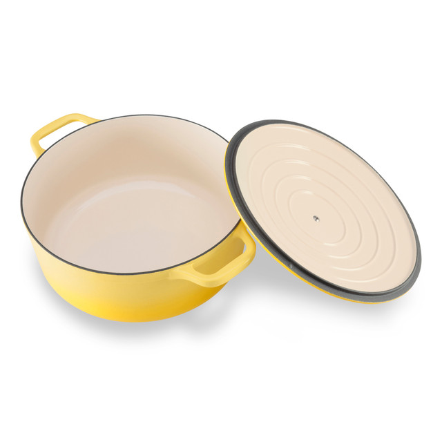 Chasseur Round French Oven Lemon Yellow