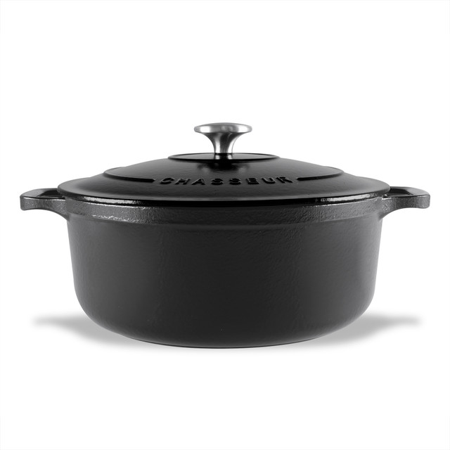 Chasseur Round French Oven Matte Black