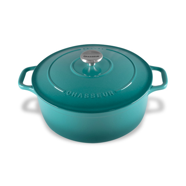 chasseur Round French Oven Mediterranean Blue