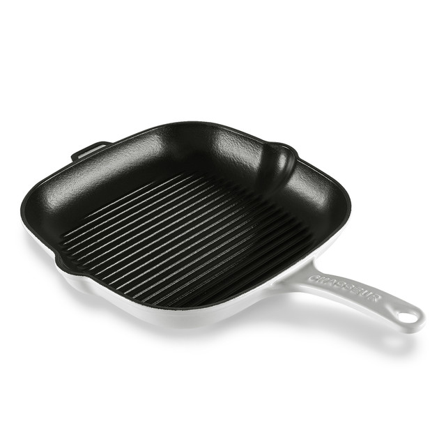 Chasseur Square Grill 25cm Brilliant White
