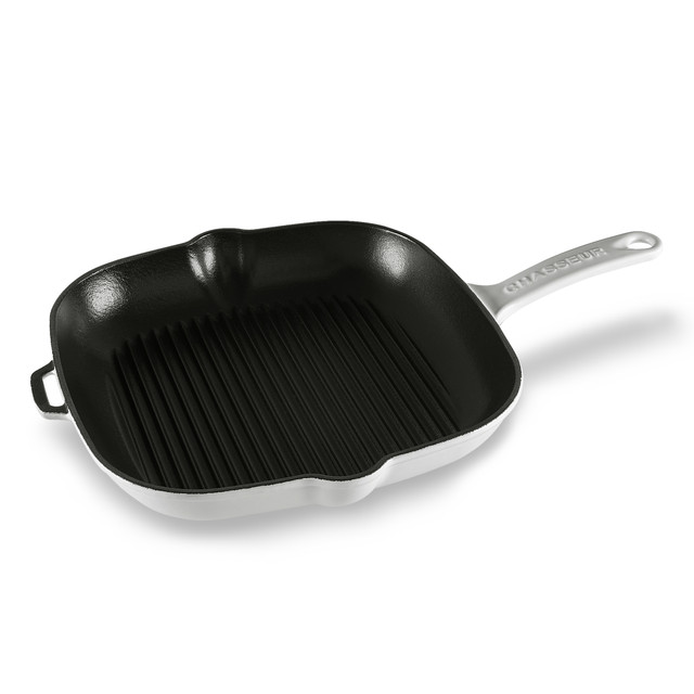 Chasseur Square Grill 25cm Brilliant White