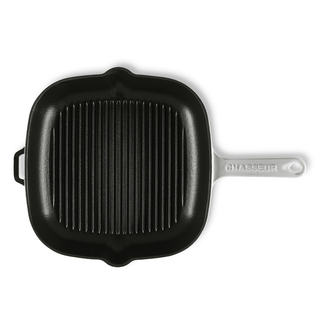 chasseur Square Grill 25cm Brilliant White