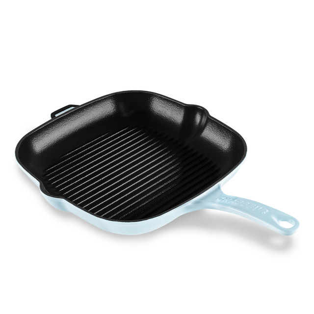 Chasseur Square Grill 25cm Duck Egg Blue