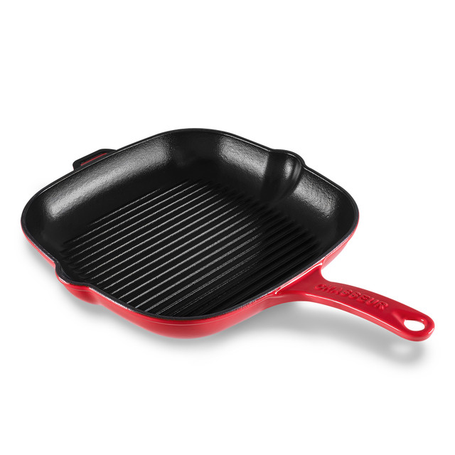Chasseur Square Grill 25cm Federation Red