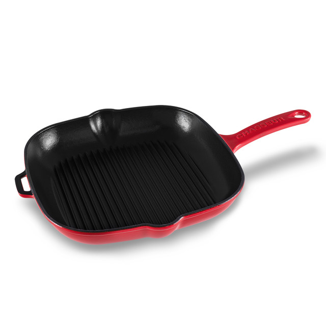 Chasseur Square Grill 25cm Federation Red