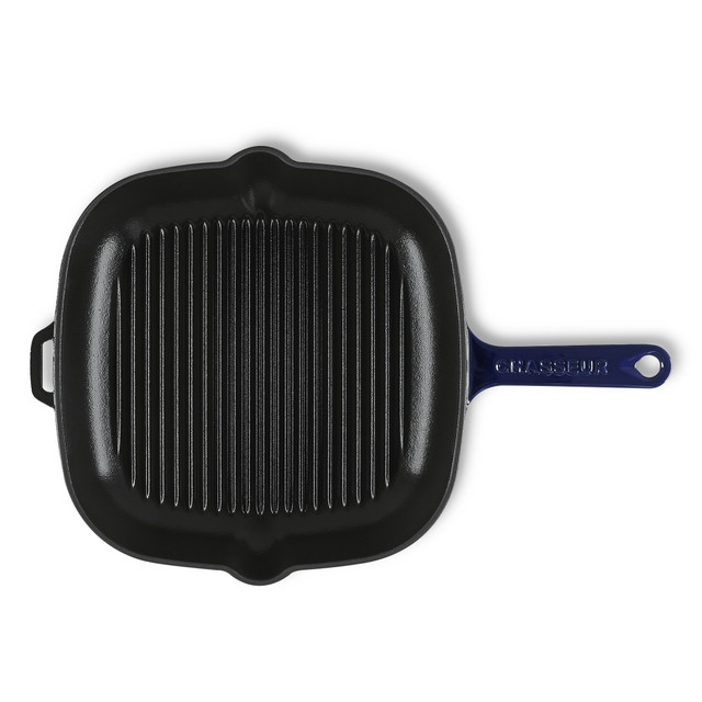 chasseur Square Grill 25cm French Blue
