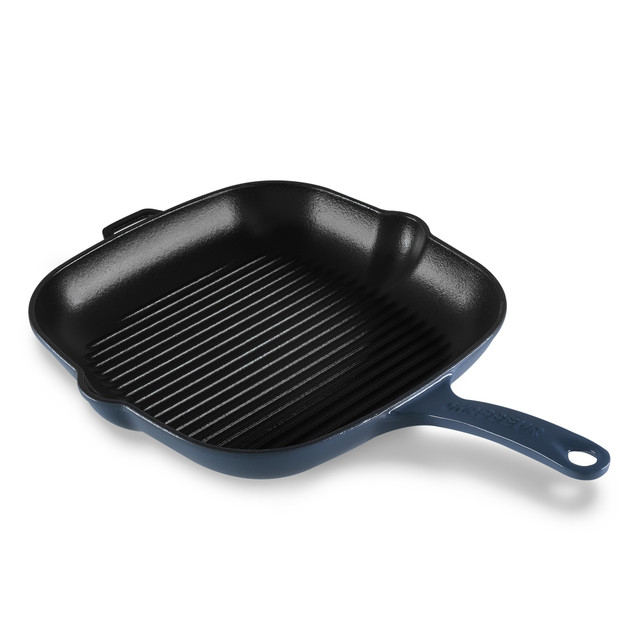 Chasseur Square Grill 25cm Liquorice Blue