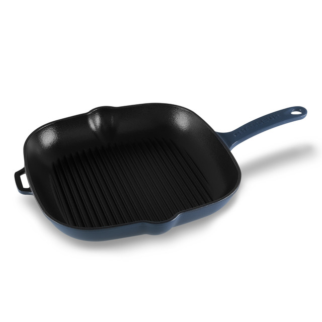 Chasseur Square Grill 25cm Liquorice Blue