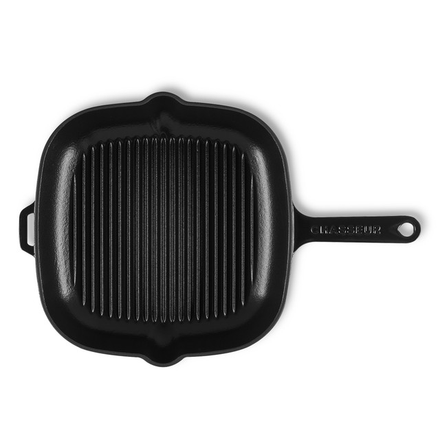 chasseur Square Grill 25cm Matte Black