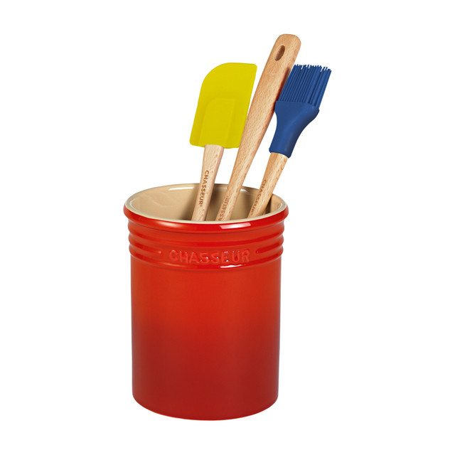 chasseur Utensil Jar 17cm diam. x 14cm/2.2L Red