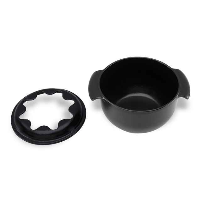 Chasseur Fondue Set 21cm/1.4L Cast Iron Matte Black