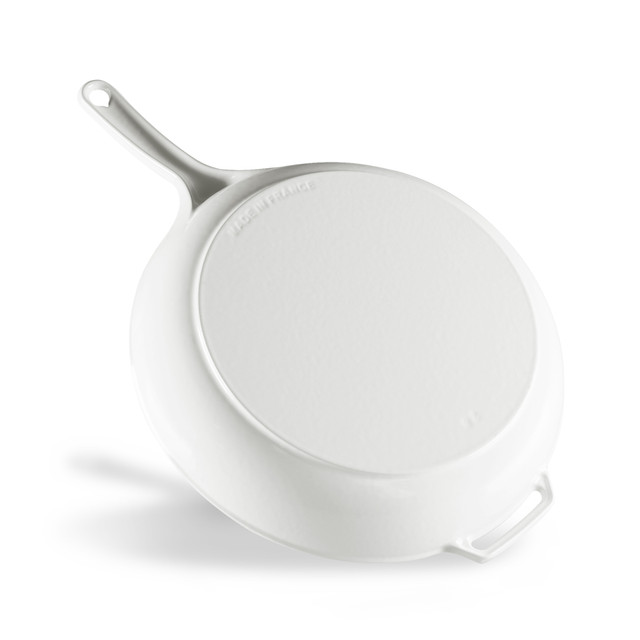 Chasseur Fry Pan With Cast Handle 28cm Brilliant White