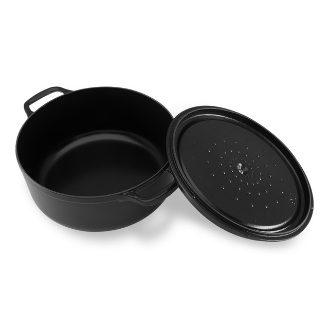 Chasseur Gourmet Round French Oven 26cm/5 Litre Satin Black