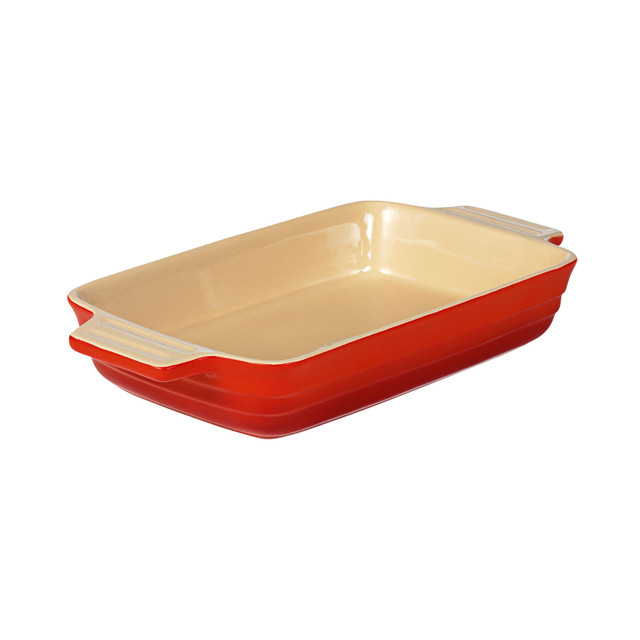 chasseur Large Rectangular Baker 32 x 24 x 6cm/3L Red
