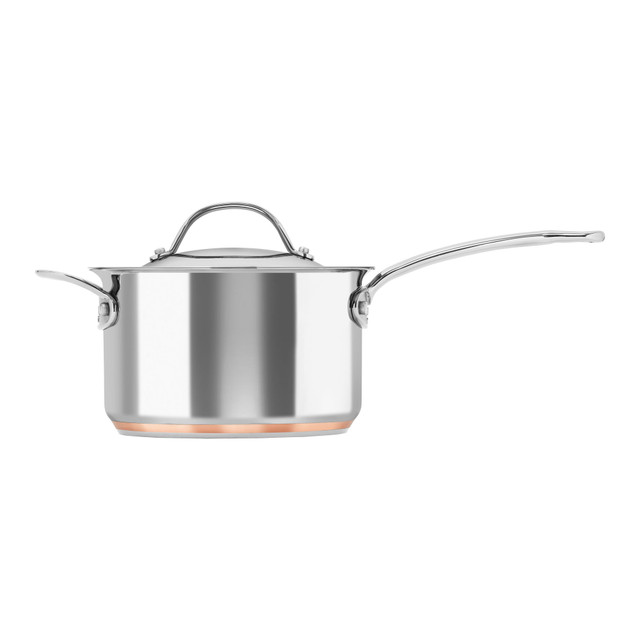 Chasseur Le Cuivre 20 X 12cm/3.4L Saucepan With Lid And Helper Handle